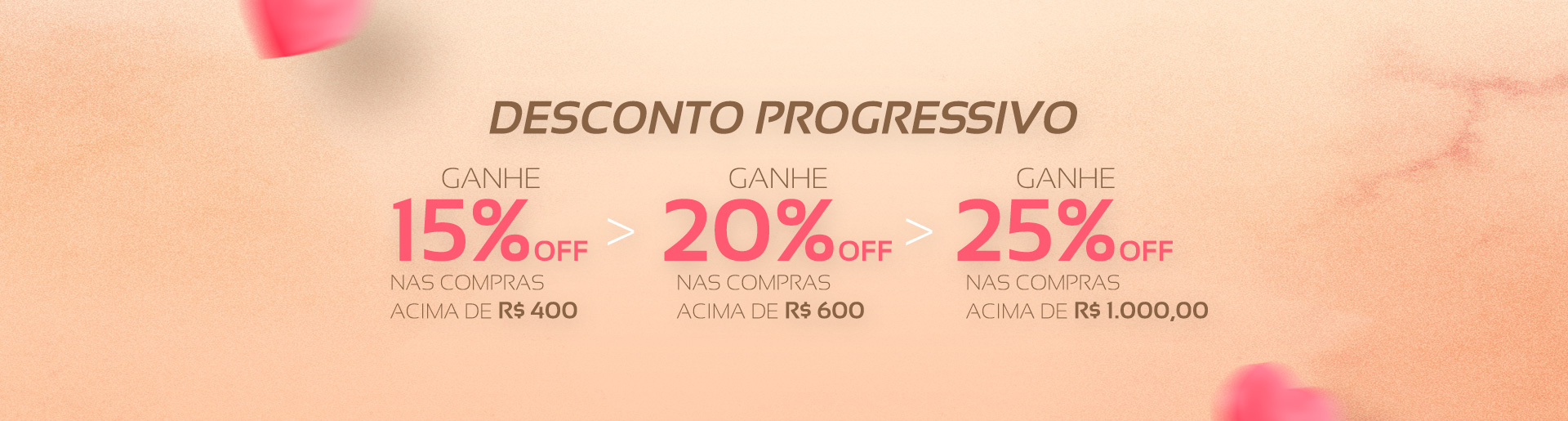 Desconto progressivo