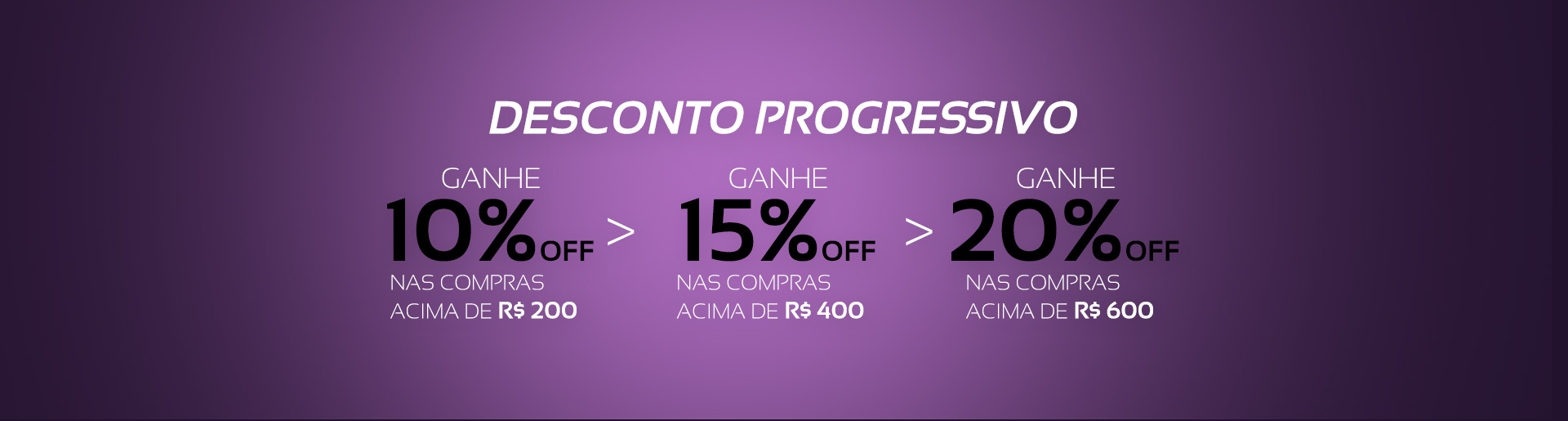 Desconto progressivo