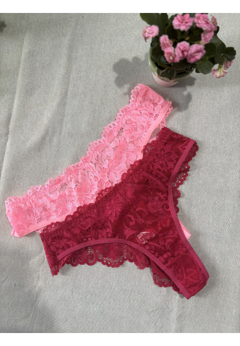 Calcinha Sedução Fio Dental de Renda