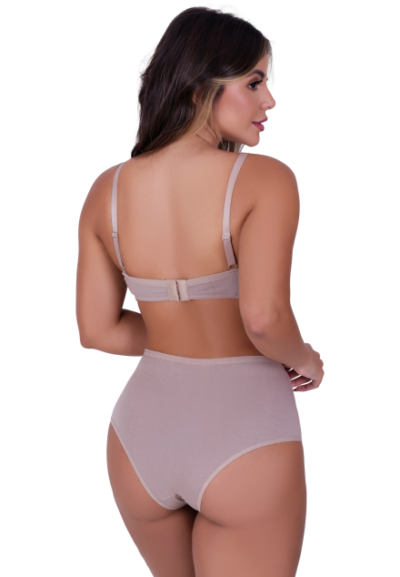Conjunto de Amamentação Bojo Soft de Algodão com Elastano