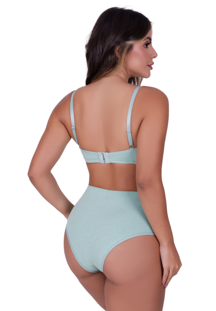 Conjunto de Amamentação Bojo Soft de Algodão com Elastano