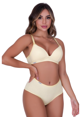Conjunto de Amamentação Bojo Soft de Algodão com Elastano