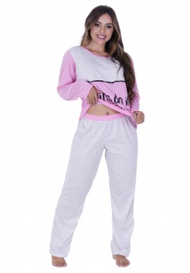 Pijama Girl de Malha PV (ADULTO)