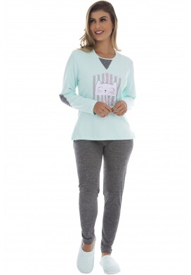 Pijama Elegance Meia Malha (LUXO) Pijama Elegance Meia Malha (LUXO)