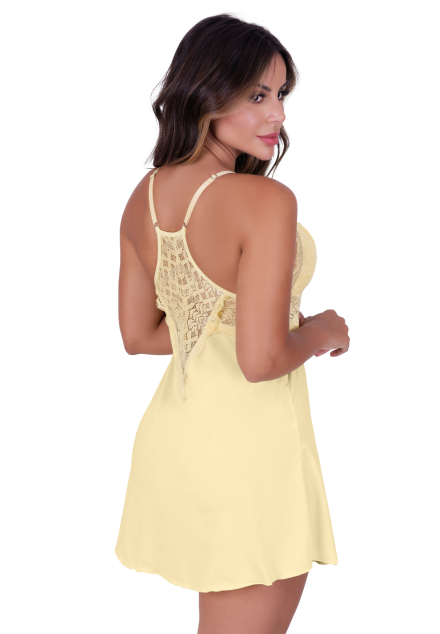 Camisola Gabriela Nadador de Microfibra Light e Renda