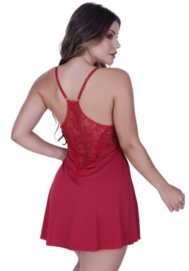 Camisola Gabriela Nadador de Microfibra Light e Renda
