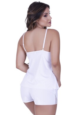Short Doll Lizandra de Microfibra Light e Renda