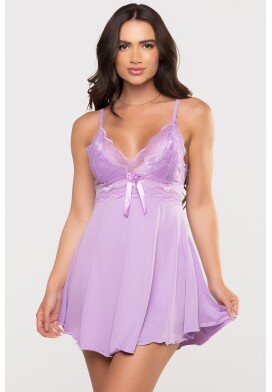 Camisola Clarisse de Microfibra Light e Renda