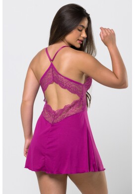 Camisola Ponto de Luz Nadador de Microfibra Light e Renda
