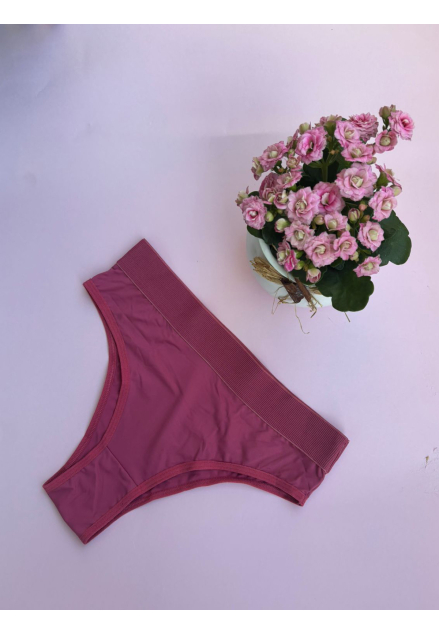 Calcinha Conforto Microfibra com Cós  Canelado
