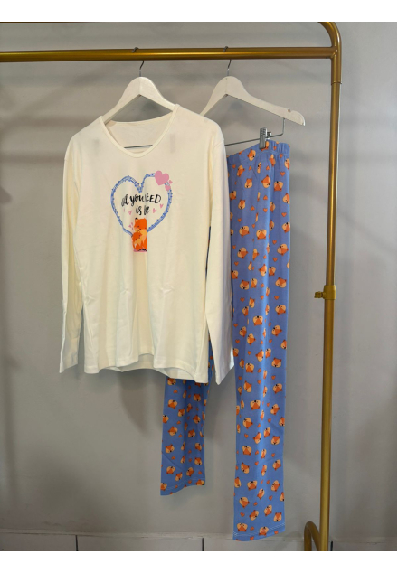 Pijama Sweet  New de Malha Canelada (LUXO)